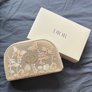 Dior Beige Embroidered Women's Bag